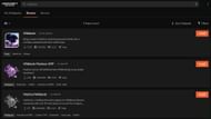 The search results for "Wildlands" (Image via CurseForge)